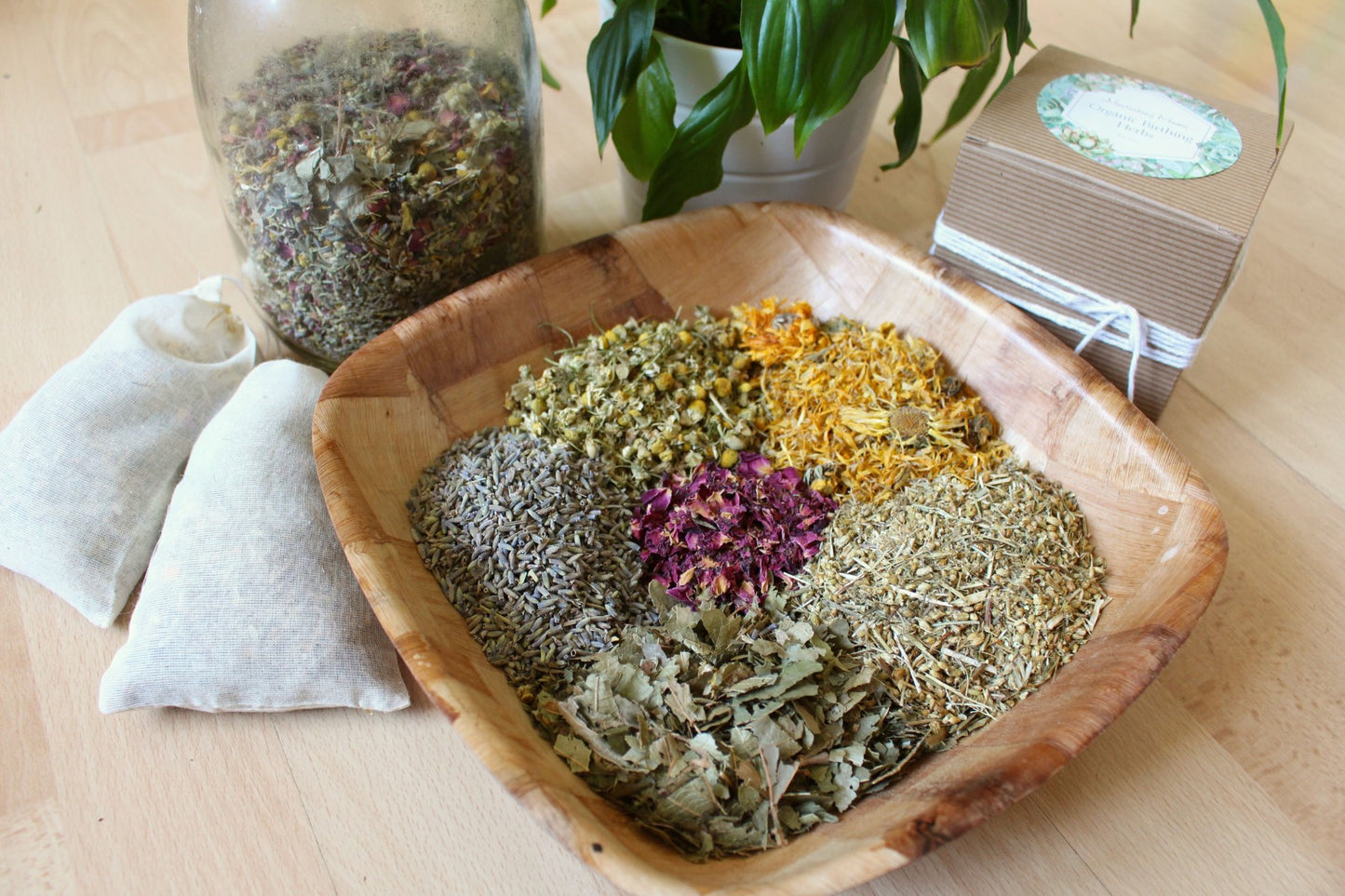 Organic Postpartum Healing Herbs